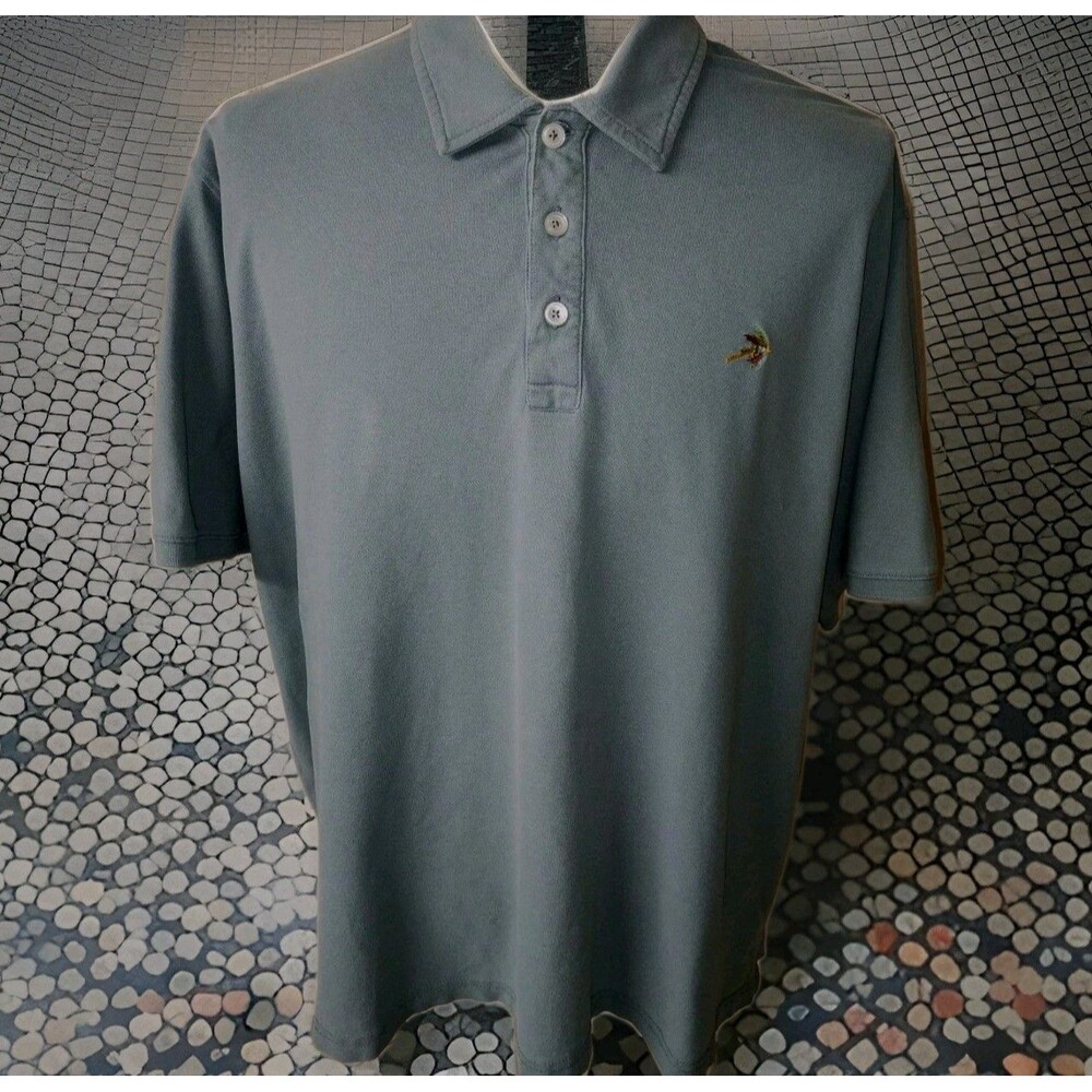 Orvis Mens Fly Fishing Polo Shirt Short Sleeves Logo Outdoors Size XXL